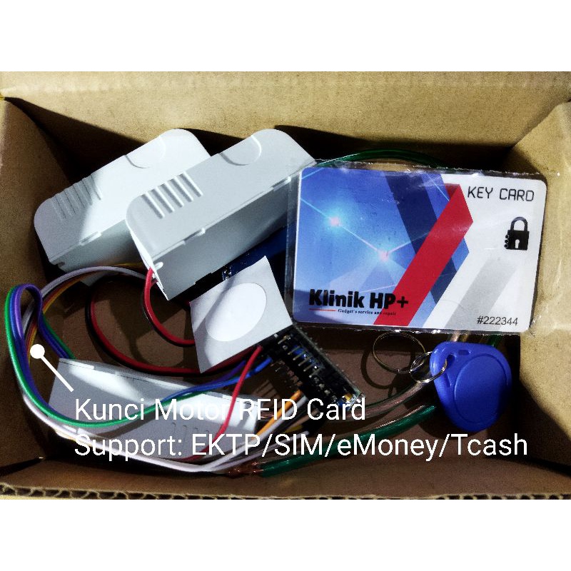 Kunci Motor RFID Card/EKTP