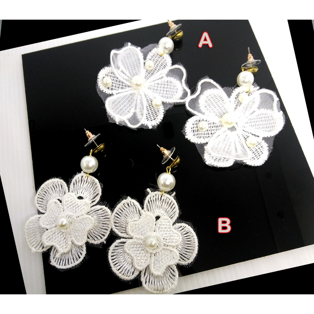 Anting Korea Wanita Kekinian Model Bunga  MISS 89