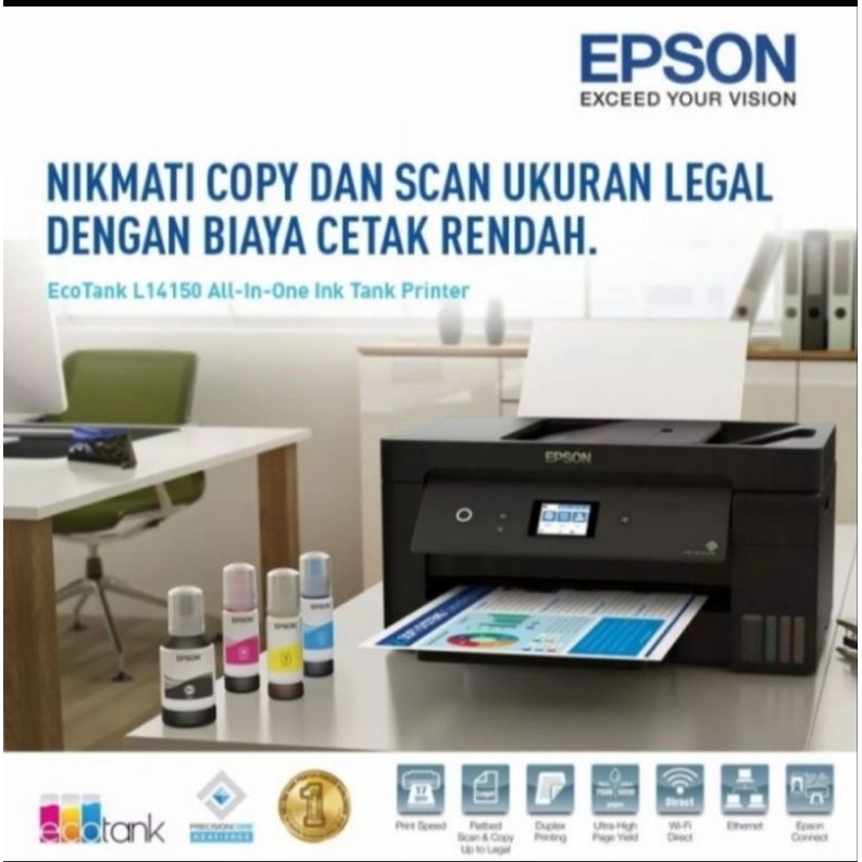 Printer Epson L14150 A3 wifi duplex