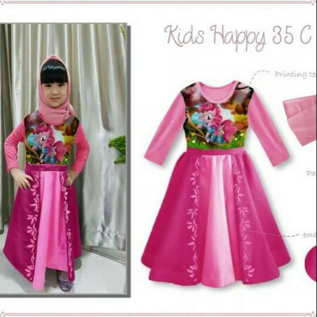 Gamis Pony Pink KH35C