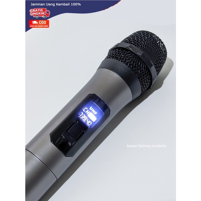 PROMO NEW!! Mic Professional Wireless Microphone Double isi 2 Fleco M13 M-13