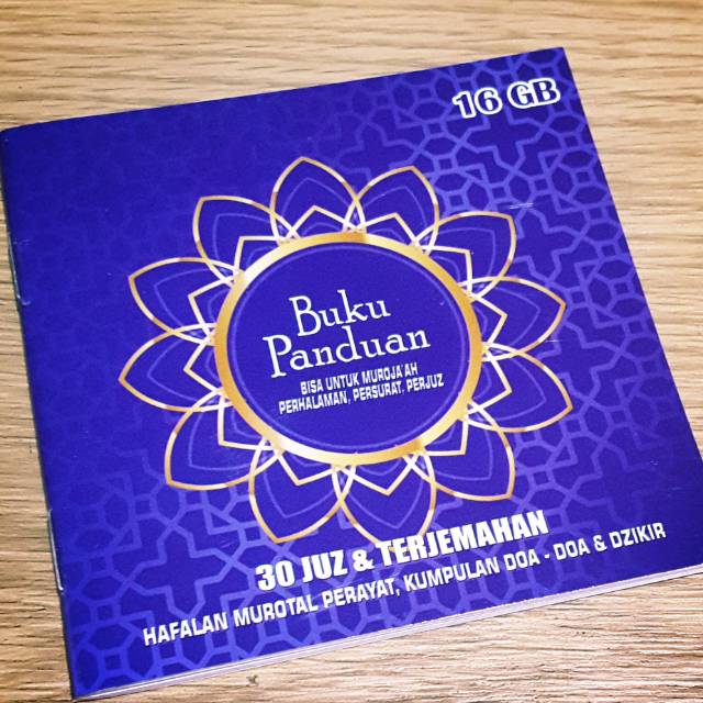 BUKU PANDUAN SPEAKER AL QURAN (BUKU PANDUAN SAJA) ATAU STIKER NAMA