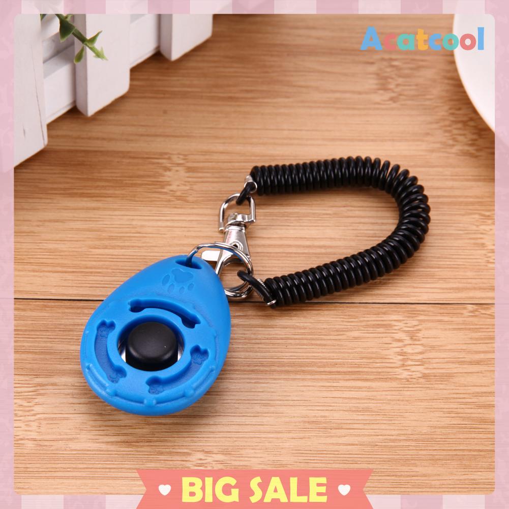 1pc Gantungan Kunci Clicker Adjustable Untuk Melatih Anjing