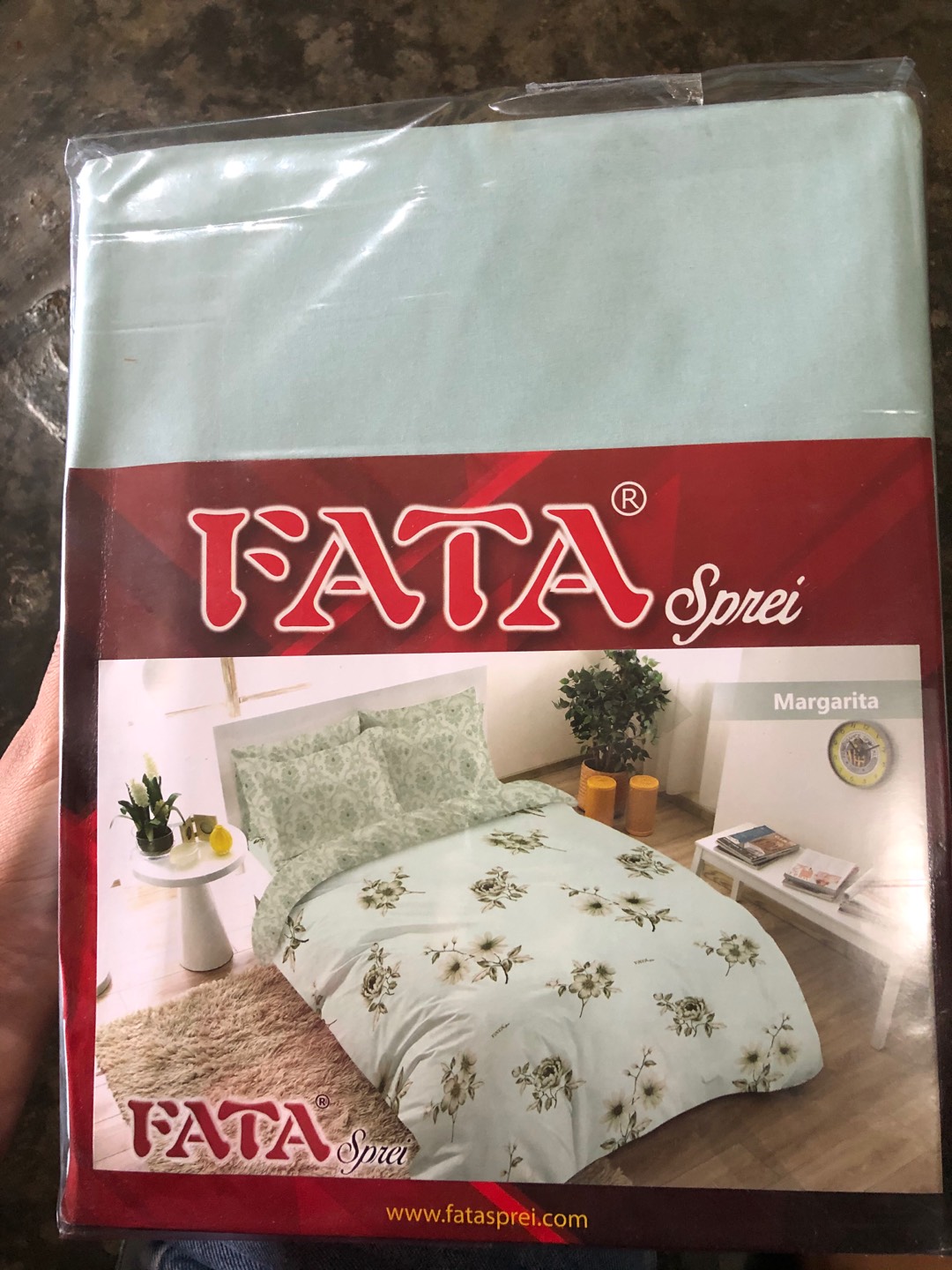 Fata Sprei Set Margarita King Queen Single Size