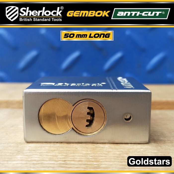 Gembok Original Sherlock Tools ANTI CUT 50 mm Panjang