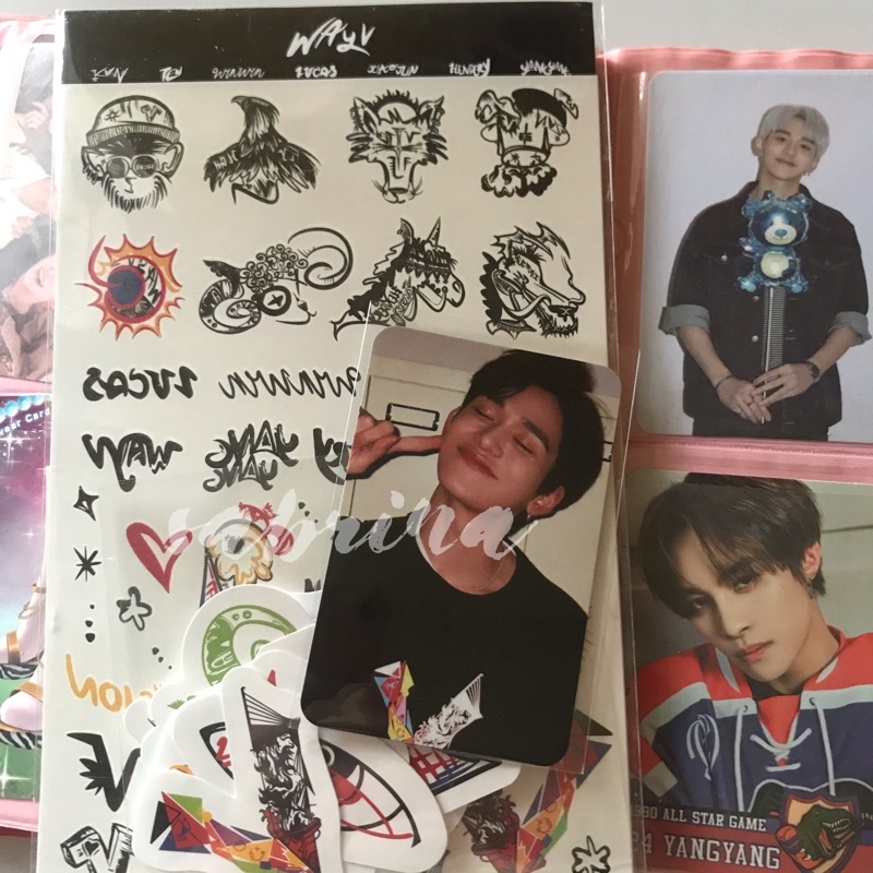 [BOOKED] PHOTOCARD LUCAS TATTOO LUGGAGE MD BY TEN