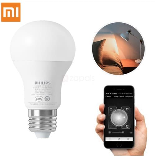 Lampu Bohlam Xiaomi Philips Smart LED Bohlam wifi remote E27 fitting