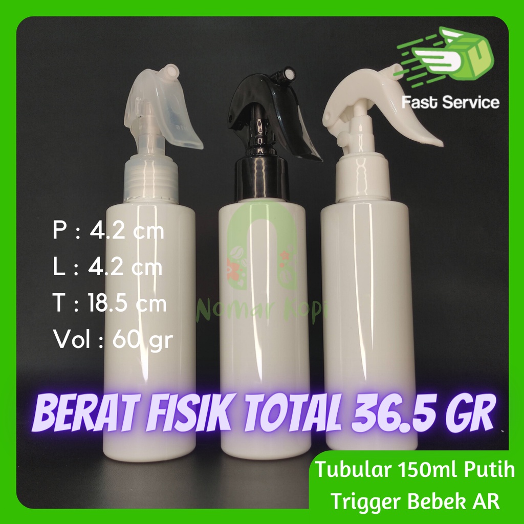 Botol 250ml BR PUTIH Mini Trigger Burung