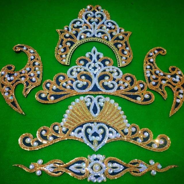 Siger tari garuda kombinasi full payet