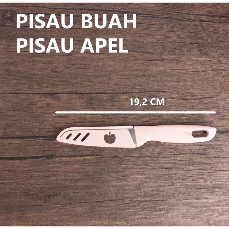 MJ88 PISAU BUAH APEL STAINLESS SARUNG MULTIFUNGSI / ALAT KUPAS MINI SERBAGUNA / ALAT POTONG TAJAM SUPER MURAH