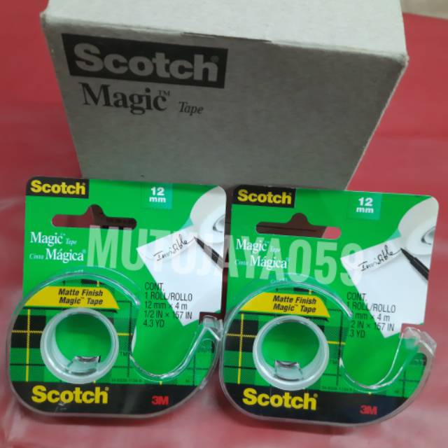 

Scoth Magic Tape 3M 12mm x 4mtr