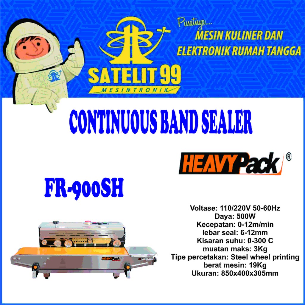 Continuous Band Sealer HEAVYPACK FR-900-SH