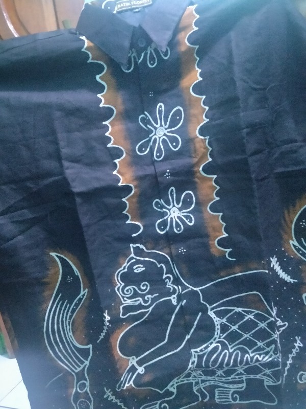 Batik Kopi Putih Full Furing Katun Halus Sragenan Size M-xxl Asli Solo