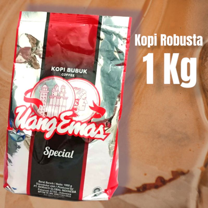 

KOPI BUBUK ROBUSTA 1KG UANG EMAS SPECIAL