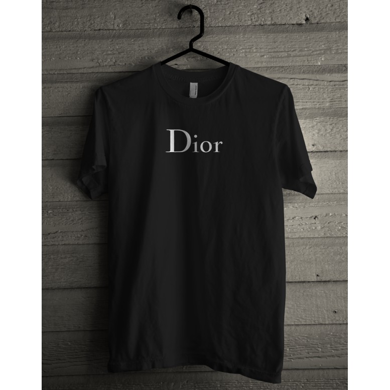 T shirt Baju Kaos Distro Dior Tangan Pendek Murah Berkualitas Standar Distro Buat Pria/Wanita