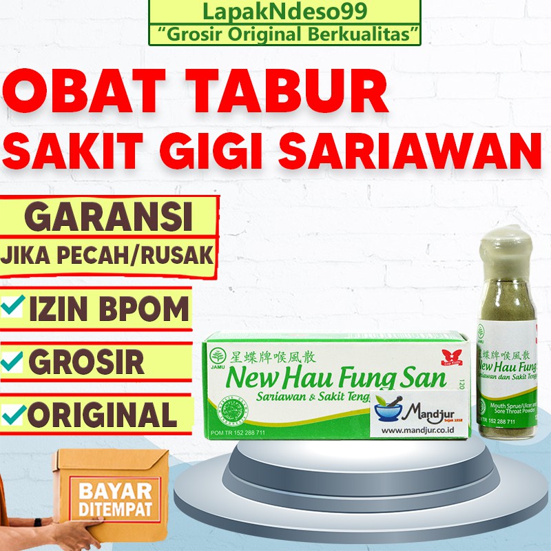 New Hau Fung San Obat Sakit Gigi Berlubang Ampuh Anak Dan Gusi Tenggorokan Cina Sariawan Shopee Indonesia