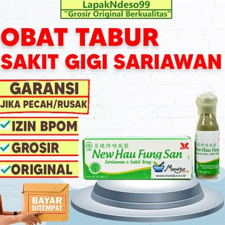 NEW HAU FUNG SAN OBAT  SAKIT  GIGI  BERLUBANG AMPUH ANAK DAN 