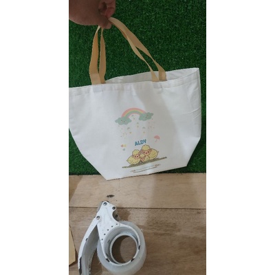 TOTEBAG BLACU/TAS ULTAH ANAK/TOTEBAG CUSTOM