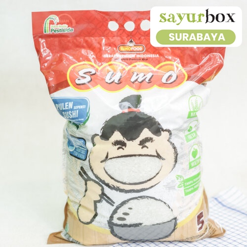 

Beras Sumo Merah 5 kg (Sayurbox) - SURABAYA