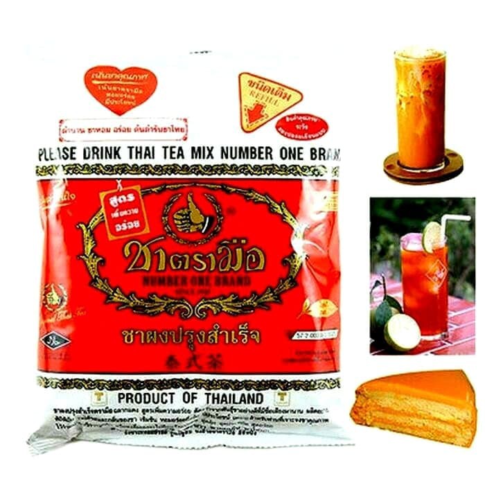 

THAITEA THAI TEA BRAND CHATRAMUE NUMBER ONE BRAND TEA THAILAND 400 GR - tth411