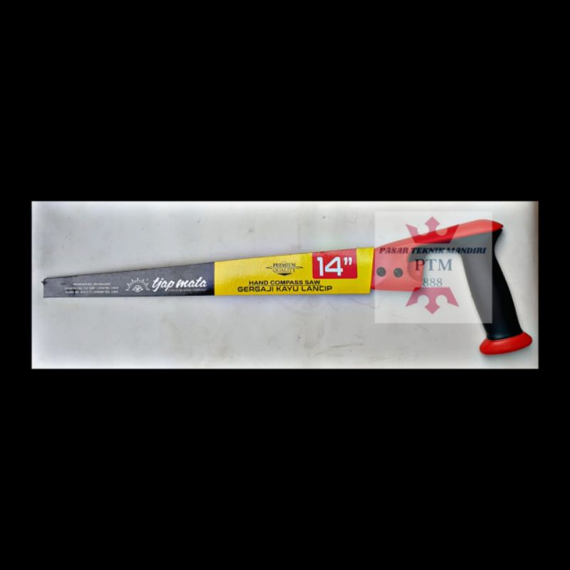 Gergaji Kayu Lancip 14" Tjap Mata|| Gergaji Kompas Serbaguna