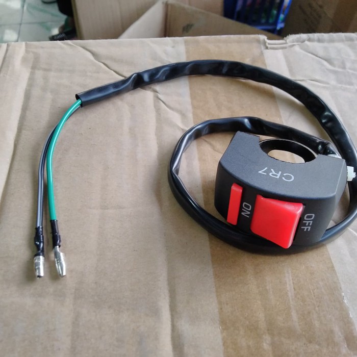 Saklar Lampu Motor On Off Universal Stang Motor 2 tombol Efisien — 4