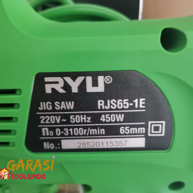 mesin jigsaw RYU RJS65-1E mesin jig saw gergaji jigsaw mesin gergaji listrik gergaji kayu