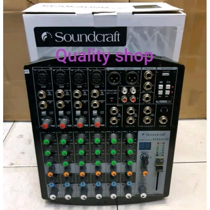 MIXER SOUNDCRAFT EFX8/4USB BARU