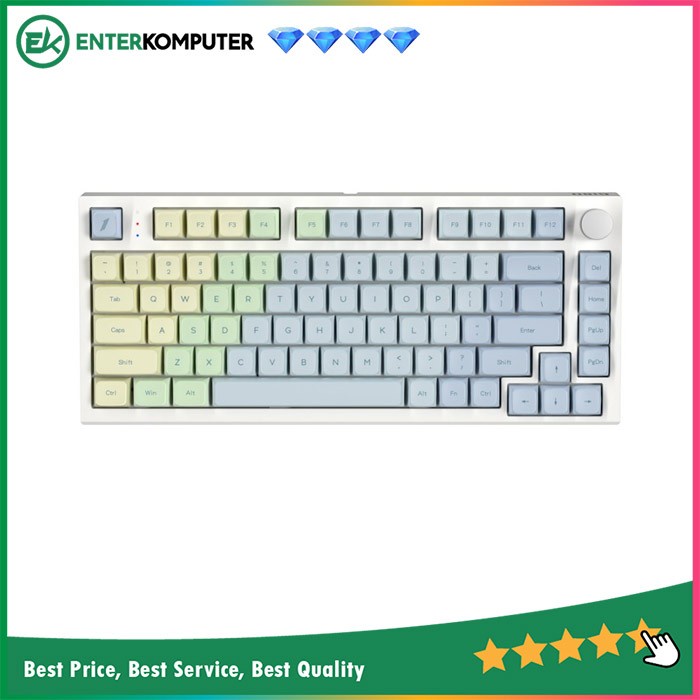 1STPLAYER THE ONE-Gi80 Wireless Mechanical Keyboard - White Switch