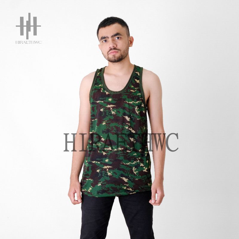 Singlet Loreng Army/Singlet/Singlet Polos/Singlet Termurah [Tebaik]