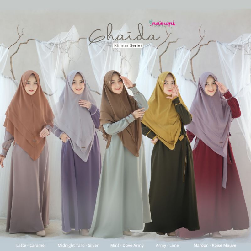 Ghaida Dress Gamis Set by Nazumi