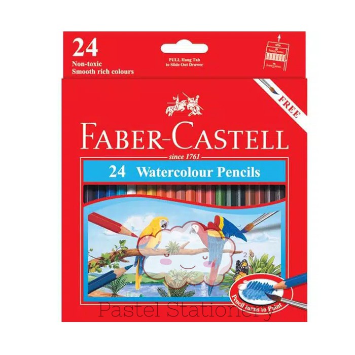 

Pensil Warna Faber Castell 24 Warna Water Colour