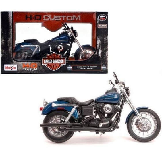 Diecast New Ray Vespa - Diecast Motogp - Diecast Ducati Maisto 1:12 2004 Dyna Super Glide Sport Hd