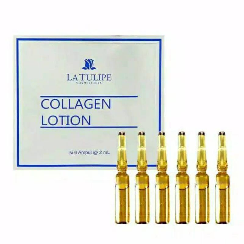 La Tulipe COLLAGEN Lotion Harga 1 Boks isi 6 Ampul