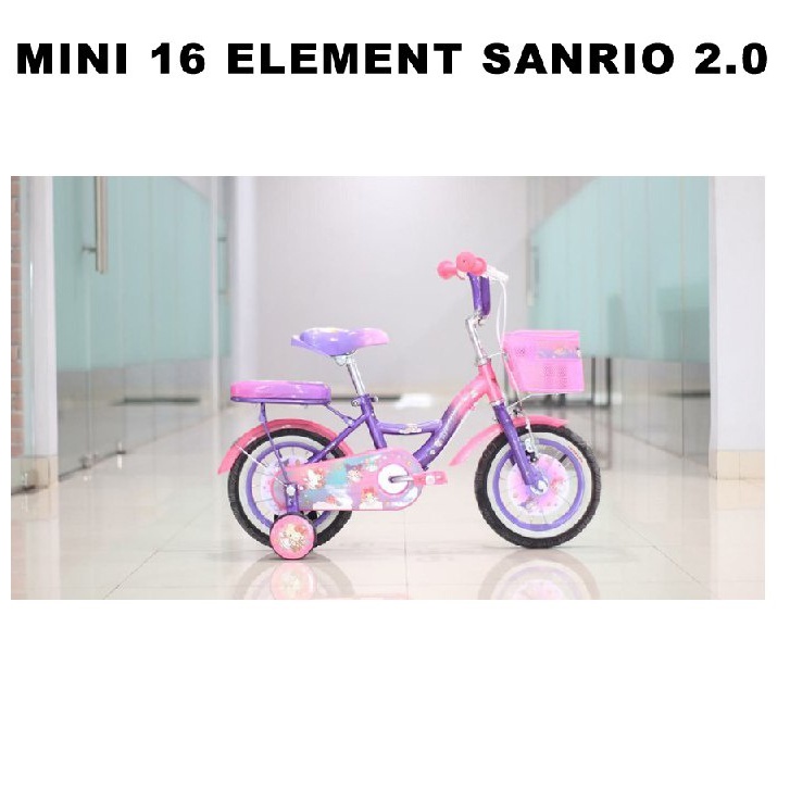 Sepeda Mini Anak 16 Inch Element Sanrio 2.0