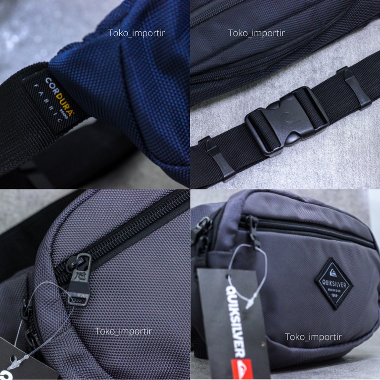 Waistbag Quiksilver Pria Import Waterproof / Tas Pinggang Pria