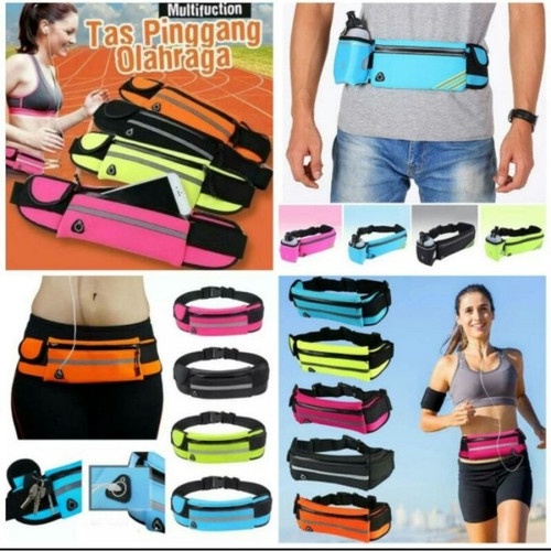 Tas Pinggang Olahraga Jogging Sport - Waterproof Waist Bag Running