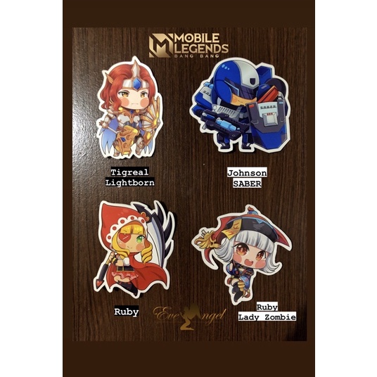 Sticker Mobile Legends TANK | MLBB Johnson Ruby Tigreal