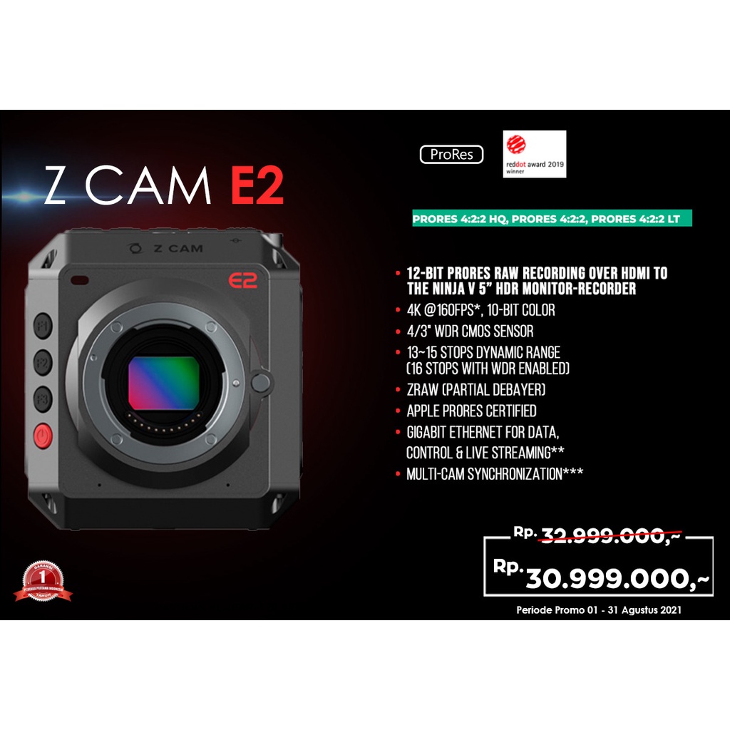 Z CAM E2 Professional 4K Cinema Camera - ZCAM
