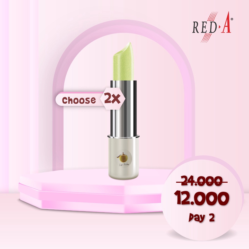 Paket 2 Red A Lip Balm