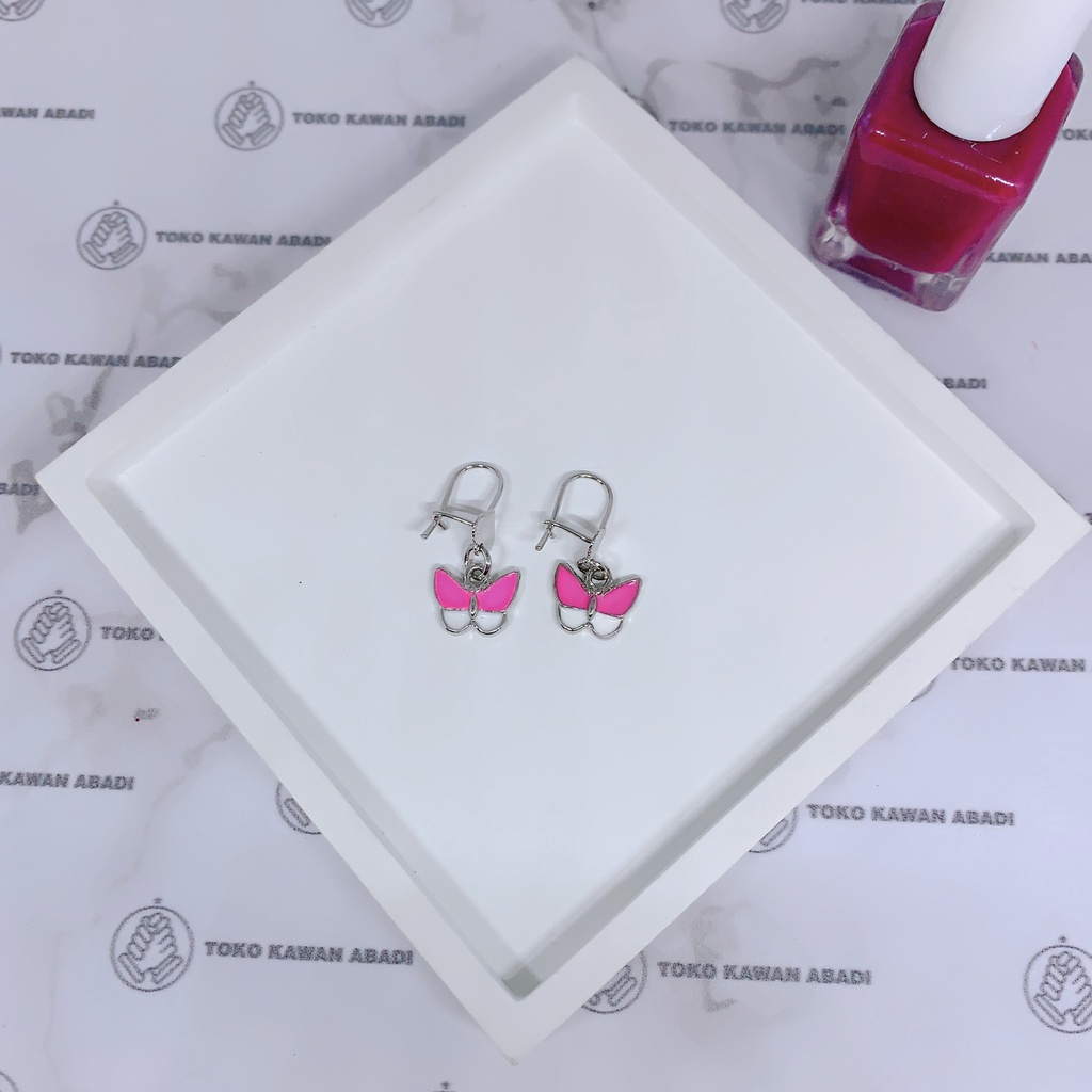Xuping Silver Anting Anak Perempuan Anti Karat Model Giwang *15