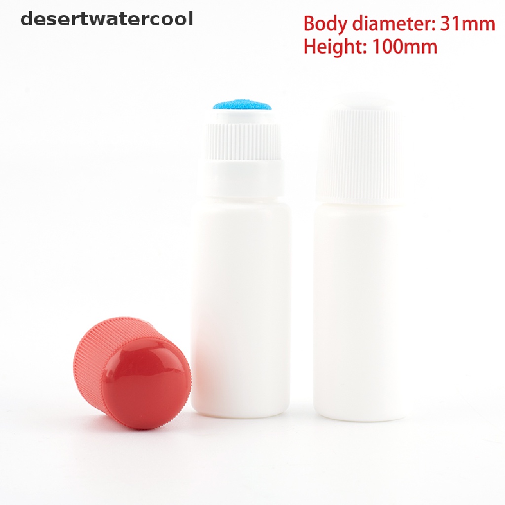 Deid Botol Spons Aplikator Obat Cair 30ML Warna Putih Dengan Kepala Biru