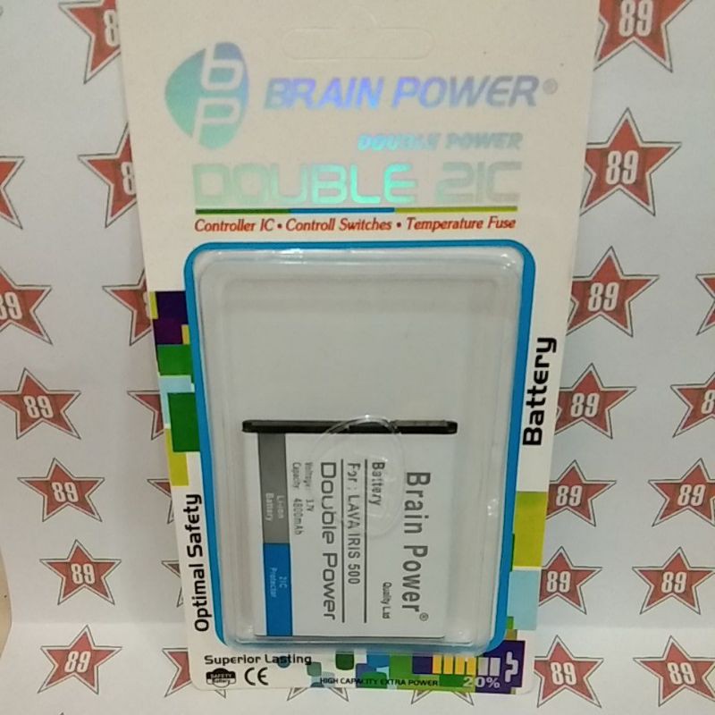 Battery batre Lava iris 500 Brain power