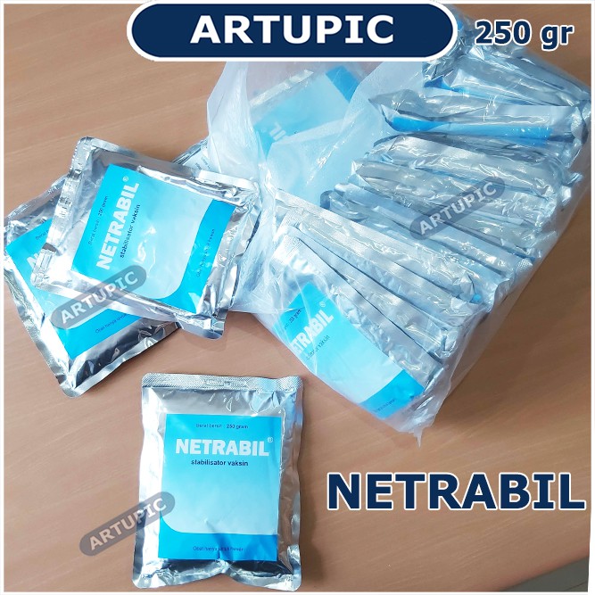 Netrabil 250 gram Pelarut Stabilisator Vaksin Menetralisir pH logam berat mineral klorin Skim milk