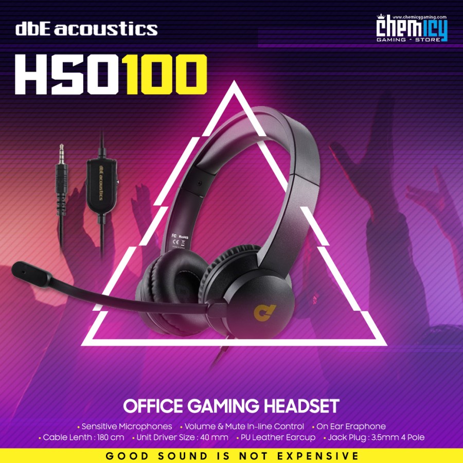 dbE HSO100 / HSO-100 Office Comfortable Gaming Headset