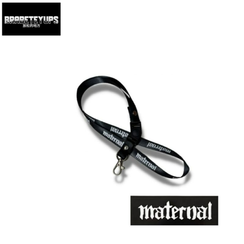 

lanyard MATERNAL / tali lanyard band gantungan leher name tag id card / pods / brand lokal