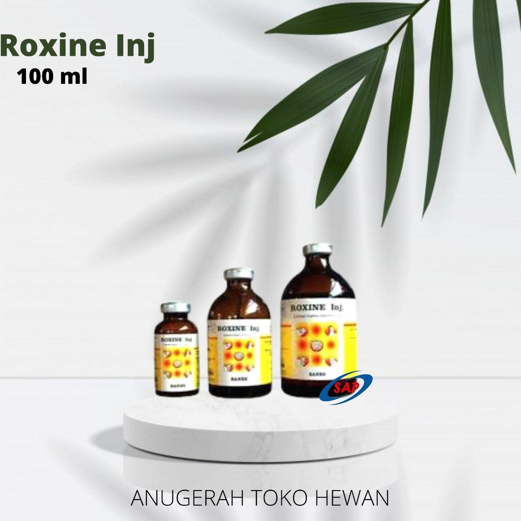 ROXINE INJEKSI 100 ml - Obat Antibiotik Hewan