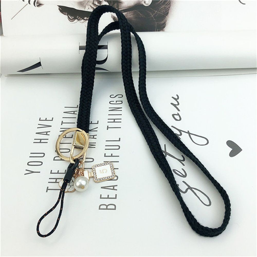 Rebuy Tali Lanyard Gantung Leher Holder Kartu Bus / Kunci / Handphone Universal Multifungsi