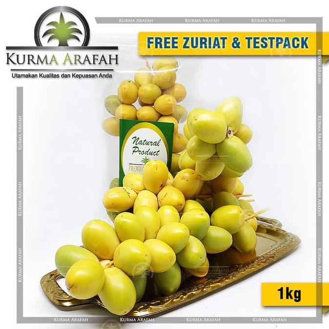 

Buruan Serbu Kurma Muda Segar 1Kg Fresh Free Buah Zuriat Dan Test Pack 1Pcs Promil