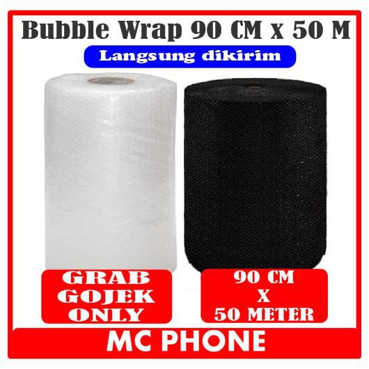 Bubble Wrap 90Cm X 50M Buble Bubel Wrap Gojek Grab Only